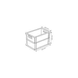 Mallette de rangement en plastique industriel robuste MK-3220 Solution durable d'organisation et de conservation - Product Image 2