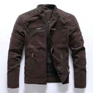 <b>Genuine</b> <b>Leather</b> <b>Jacket</b> for Men Wholesale 2025 Spring and Direct Factory's Classic Custom High Quality Men's Retro American - Product Image 1