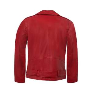 Blouson en cuir de moto haut de gamme pour homme, coupe-vent, couleurs personnalisables, pour longues distances, prix usine, vente en gros 2026 - Product Image 6