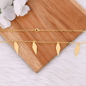 <b>Simple</b> Plain Brass Jewelry Handmade <b>Necklace</b> Solid Brass <b>Gold</b> Plated <b>Necklace</b> Women Jewelry <b>Necklace</b> For Casual Party Gift - Product Image 5