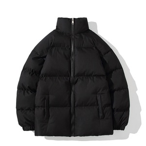 Vente en gros de vestes matelassées décontractées avec logo personnalisé Vêtements d'extérieur épais et chauds de haute qualité pour hommes et femmes Taille XS Lettre à col montant - Product Image 2