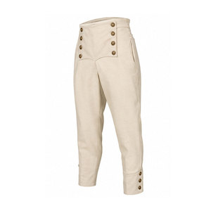 Pantalón de Estilo Napoleónico Refinado, Diseño Histórico con Costuras Impecables, Corte Cómodo, Pantalón de la Era Napoleónica - Product Image 1