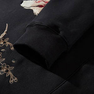 Breathable Men Embroidery Hoodies new fashion hot selling fully customized full sleeves Men Embroidery Hoodies with <b>cheap</b> rate - Product Image 6