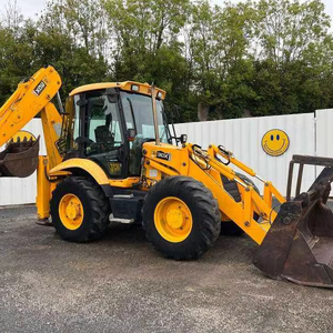 Retroexcavadora Multifuncional JCB 4CX ECO Usada en Venta, Cargadora de Ruedas POCLAIN con Motor Hidráulico de Bajo Consumo de Combustible - Product Image 1