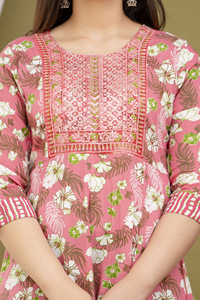 Robe longue de qualité supérieure séquence broderie travail côté Dori Handloom fabricant indien - Product Image 5