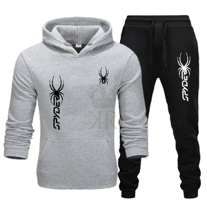 Ensemble de survêtement OEM pour hommes, vêtements de sport en polaire, sweats à capuche épais, marque, survêtement décontracté d'hiver, sweat-shirt et pantalon pour hommes, survêtement d'hiver - Product Image 3