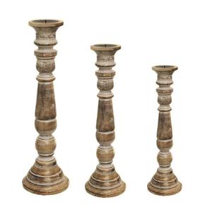 Bougeoir moderne en bois fabriqué en Inde Bougeoir en bois naturel Bougeoir pilier Bougeoir en gros Chandelier du grossiste - Product Image 5