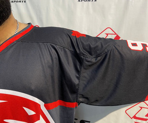 Tenue de hockey sur glace à prix de gros, uniforme de hockey sur glace entièrement personnalisé, nouveau design, uniforme de hockey sur glace pour hommes, service OEM - Product Image 4