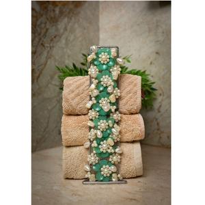 Toallero Metálico de Diseño Único con Decoración de Resina, Almacenamiento Moderno para Toallas en el Baño, Precio Directo de Fábrica - Product Image 1