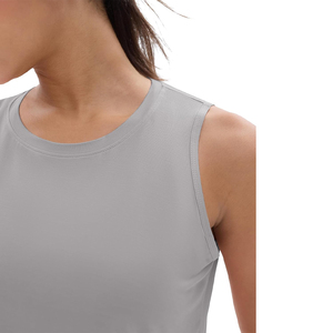 Tops ligeros personalizables de Yoga para mujer, ropa de entrenamiento elástica transpirable, Etiqueta Privada para ropa de gimnasio de verano, OEM Fitness - Product Image 2