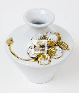 แจกันดอกไม้สำหรับตกแต่งพื้นสีขาวและสีทองแจกันดอกไม้ทำมือสไตล์คลาสสิกทันสมัยแจกันดอกไม้สำหรับตกแต่งโรงแรม - Product Image 3