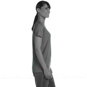 เสื้อยืดคอกลมสำหรับผู้หญิงเสื้อยืดสำหรับผู้หญิงเสื้อยืดคอกลมสำหรับใส่ได้หลายขนาดเสื้อยืดพิมพ์ลายได้ตามต้องการ - Product Image 3