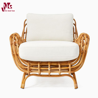 Fauteuil d'appoint en rotin, design bohème moderne, mobilier pour la maison, salon, chambre, cuisine, salle à manger et extérieur