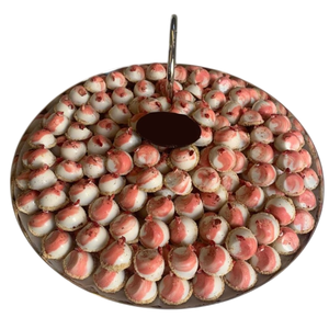 Highest Quality Golden Metal <b>Chocolate</b> Tray Eco-Friendly Modern Designer Sweets Serving Tray For <b>Wedding</b> Table Decoration Tray - Product Image 3
