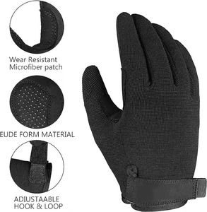 สายรัดข้อมือแบบเต็มนิ้วสำหรับผู้ชายที่ฝึกยกน้ำหนักยิมโลโก้ออกแบบได้ตามต้องการ - Product Image 3