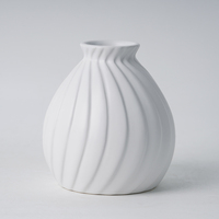 Vase à fleurs Direct d'usine Nouveau design Pots à bonsaï Céramique émaillée Décoration de la maison Pots de plantes en gros Pots de fleurs