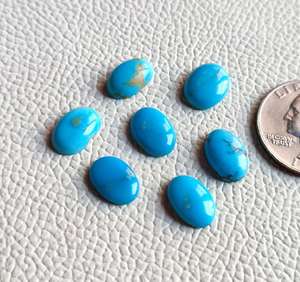 Piedra preciosa de cabujón turquesa de Arizona con forma de corte ovalado Natural 100%, lo mejor para anillos, colgantes y joyería, uso a precios baratos - Product Image 2