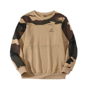 Sweat-shirts pull-over personnalisés de haute qualité pour hommes vente en gros de coton polyester saison d'hiver motif solide teint uni - Product Image 1