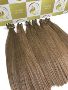 Tendance chaude Brun Bonestraight Remy Extensions de Cheveux Vietnamien Trame Raw Virgin HD pour Perruques Lace Frontal - Product Image 6