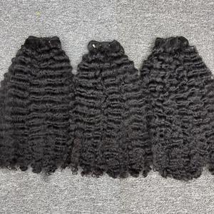 Extensiones de pelo natural rizado de la mejor calidad, extensiones de pelo humano natural al por mayor - Product Image 4