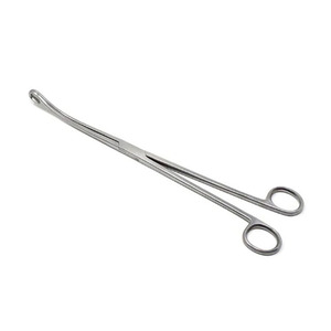 Pinzas Kelly para Placenta (Pinzas PPIUCD) Manuales Curvas con Esponja Dentada Reutilizables de 33 cm de Acero Inoxidable Alemán Inoxidable para Obstetricia/Ginecología - Product Image 2