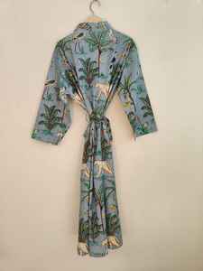 Batas de Algodón para Mujer, Estilo Kimono, para Safari en la Jungla, Chaqueta para el Té de la Mañana, Bata de Algodón para Damas de Honor, Bata de Verano, Bata de Baño, Regalo - Product Image 5