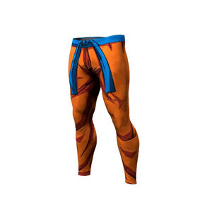 Ropa de entrenamiento activo de Color sólido para hombre, mallas de compresión de secado rápido, pantalones deportivos elásticos MMA BJJ Spats - Product Image 1