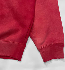 Sudadera con Capucha de Invierno 2024, Unisex, 100% Algodón Lavado, Gruesa, con Bolsillo y Logotipo Personalizado, Diseño Sólido, Color Personalizado - Product Image 6