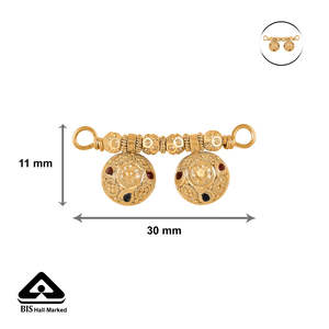 Pendentif Mangalsutra en or Zariya Watimani - Charme de pendentif raffiné - Product Image 6