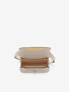 Sac à main bandoulière en cuir véritable pour femme, crème, avec poignée supérieure, souple, résistant à l'eau, fermeture éclair, luxe, mode - Product Image 2