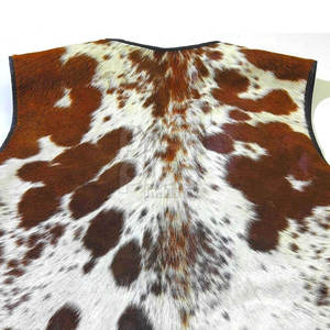 Gilet en cuir de vachette classique de qualité supérieure sur mesure pour le vélo d'hiver, la conduite et les vêtements décontractés de tous les jours - Vêtement d'extérieur respirant - Product Image 3