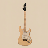 Gitar Elektrik Slick Guitar SL57KM Aged Vintage Rosewood Fingerboard Alnico Pickups 6-String Fully Enclosed Tuning Pegs