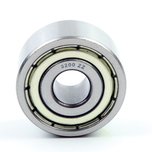 Tải trọng cao 3200 Chrome thép không gỉ 2rs ZZ đôi hàng Góc liên hệ với bóng mang 10*30*14 Mét CNC Vòng bi động cơ - Product Image 4