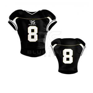 Uniforme de football américain en différentes couleurs Impression de logo personnalisé Meilleur design Uniforme de football léger de haute qualité - Product Image 4