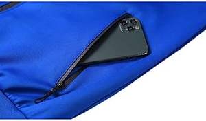 Haute qualité 100% coton personnalisable 2 pièces hommes décontracté pleine fermeture éclair sport Jogging survêtement Options d'hiver poches zippées Logo - Product Image 4