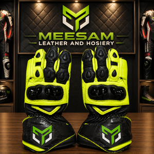Gants de moto en cuir pour la course, nouveaux modèles 2027, protection complète des doigts, gants de course respirants et ventilés pour side-car - Product Image 5