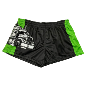 Shorts de Rugby Personalizados de Fábrica al por Mayor, 100% Poliéster, Dos Tonos, con Bolsillo para Mujer, OEM - Product Image 1