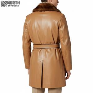 Blouson aviateur unisexe en cuir véritable camouflage, col rond, fermeture éclair, imperméable, respirant, personnalisable, hiver 2025 - Product Image 2