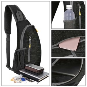 Bandolera de lona personalizada hecha a mano de fábrica duradera cantidad a granel al por mayor para camping y uso al aire libre - Product Image 2