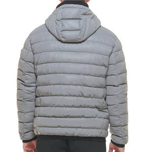 <b>Men's</b> Thin Puffer Jacket High Quality Customizable <b>Coats</b> with Color Block Wholesale Cheap Down Jackets - Product Image 3