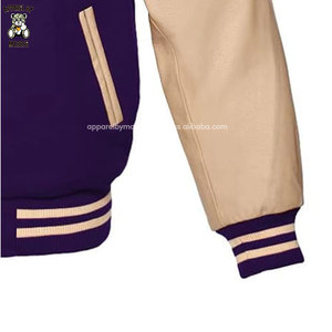 Vestes de sport brodées personnalisées de qualité supérieure pour hommes, style moderne bicolore pour la collection de mode streetwear quotidienne - Product Image 2