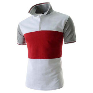Ropa deportiva para hombre, polos, estilo callejero, de algodón, de talla grande, transpirables, informales, de verano, de Color sólido - Product Image 3
