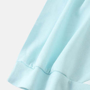 Pull à capuche personnalisé de haute qualité sweats à capuche à manches régulières pour hommes vente en gros de tissu en coton saison d'hiver Techniques de teinture unie - Product Image 5