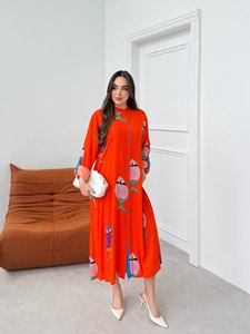 Ropa de Mujer al por Mayor, Elegante, con Estampado Abstracto, de Longitud Media, Cómoda para Uso Diario, Silueta Relajada, Colección Vacaciones - Product Image 5