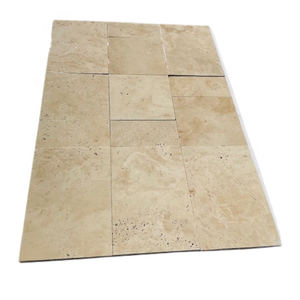 Azulejo de travertino beige marfil duradero de alta calidad hecho en Turquía y pavimentadora para jardín Hotel Villa al por mayor - Product Image 4