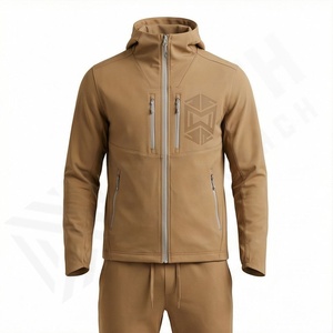 Ensemble de survêtement décontracté imperméable en polyester léger pour hommes, coupe-vent, survêtement de sport, ensemble de survêtement en nylon, salle de sport, fitness, course à pied - Product Image 1