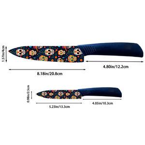 Nouveautés Ensemble de couteaux de cuisine en céramique de haute qualité, lavable au lave-vaisselle, 4 ensembles pour offrir en cadeau, prix d'usine, livraison rapide - Product Image 2