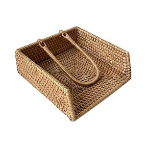 Elegant Stylish Rattan <b>Napkin</b> <b>Holder</b> For Contemporary Tabletop Styling Dining Room Kitchen And Home Use Wholesale From India - Product Image 4