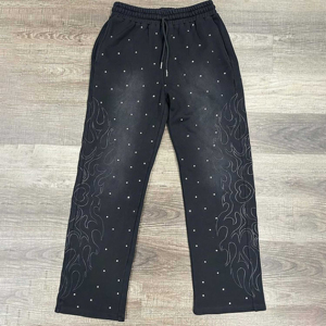 Pantalones Casuales de Hombre 2026, Estilo Urbano, Holgados, con Parches, de Pana Gruesa, Ecológicos, Transpirables, de Cintura Alta con Cierre de Cordón - Product Image 2
