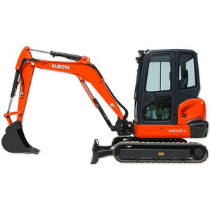 Excavatrice Kubota KX033-4 d'occasion - Mini-excavatrice hydraulique compacte pour la construction - Product Image 6